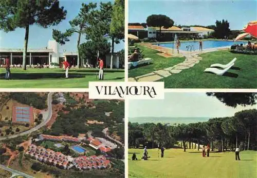 AK / Ansichtskarte 73989193 Vilamoura_Faro_PT Golfplatz Schwimmbad Fliegeraufnahme