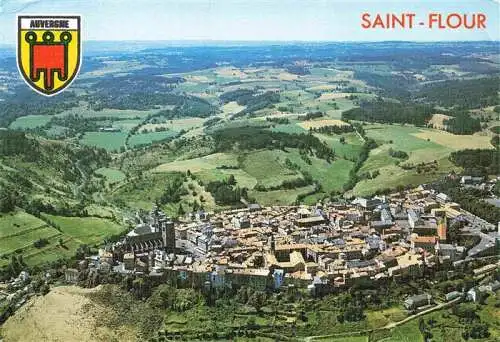 AK / Ansichtskarte  Saint-Flour_15_Cantal Vue generale aerienne de la Vieille ville