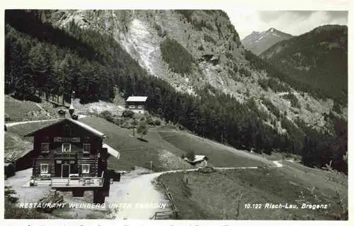 AK / Ansichtskarte  Samnaun_Dorf_GR Restaurant Weinberg Unter-Engadin