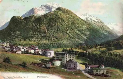 AK / Ansichtskarte  Pontresina_GR Panorama