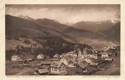 AK / Ansichtskarte  Obersaxen_Surselva_GR Panorama Buendner Oberland Alpen