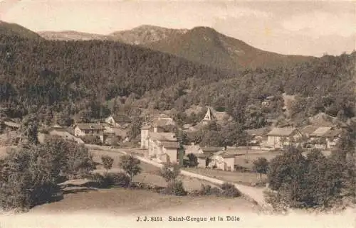AK / Ansichtskarte  Saint-Cergue_St-Cergue_Nyon_VD Vue panoramique et la Dôle