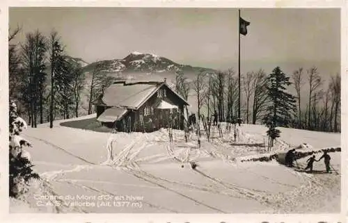 AK / Ansichtskarte  Mont_d_Or_2175m_Les_Mosses_VD Cabane du Mont d'Or en hiver