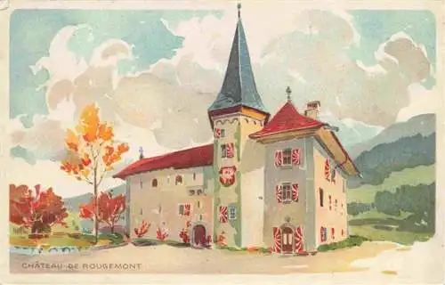 AK / Ansichtskarte  Rougemont_Besancon_25_Doubs Château Schloss Kuenstlerkarte