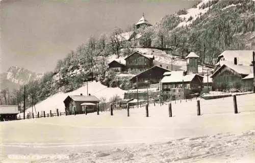AK / Ansichtskarte  Chateau-d_Oex_VD en hiver