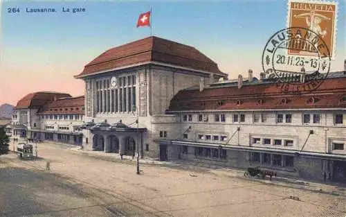 AK / Ansichtskarte  LAUSANNE_VD La gare Bahnhof