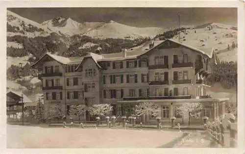 AK / Ansichtskarte  Lenk_Simmental_BE Hotel Winter in den Bergen