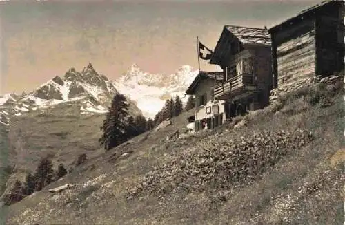 AK / Ansichtskarte  Findelen_VS Bergrestaurant Findelen Gabelhoerner Walliser Alpen