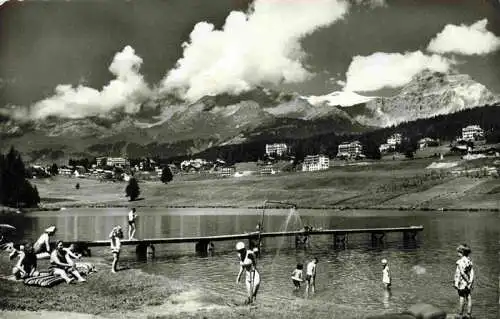 AK / Ansichtskarte  Crans-sur-Sierre_VS Lac Moubra Wildhorn et Rawyl Hotels Feldpost