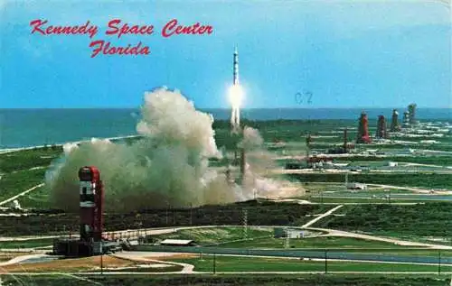 AK / Ansichtskarte 73989353 Florida__US-State Kennedy Space Center