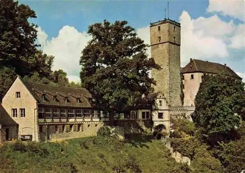 AK / Ansichtskarte  Neckarmuehlbach Burg Guttenberg Burgmuseum und Falkenhof Burgschenke