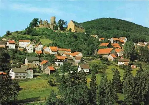 AK / Ansichtskarte  Schwarzenfels Panorama mit Schloss und Burgruine