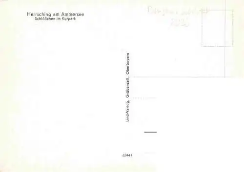 AK / Ansichtskarte  Herrsching_Ammersee Schloesschen im Kurpark