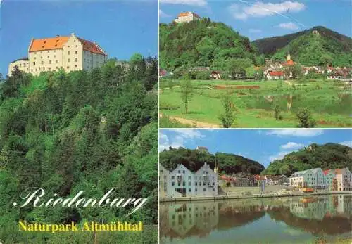 AK / Ansichtskarte 73989412 Riedenburg_Altmuehltal Schloss Panorama Seepartie