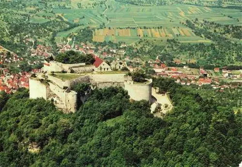 AK / Ansichtskarte  Neuffen Burg Hohenneuffen Fliegeraufnahme