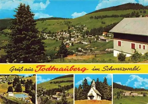 AK / Ansichtskarte 73989449 Todtnauberg Panorama Freibad Kapelle