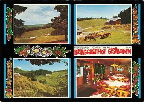 AK / Ansichtskarte  Geschwend_Todtnau_Baden Panorama Berggasthof Gisiboden Gaststuben