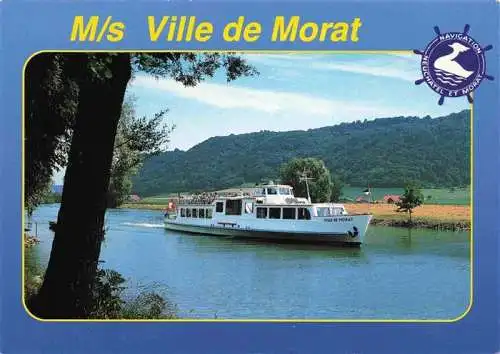 AK / Ansichtskarte  Morat_Murten_FR MS Ville de Morat