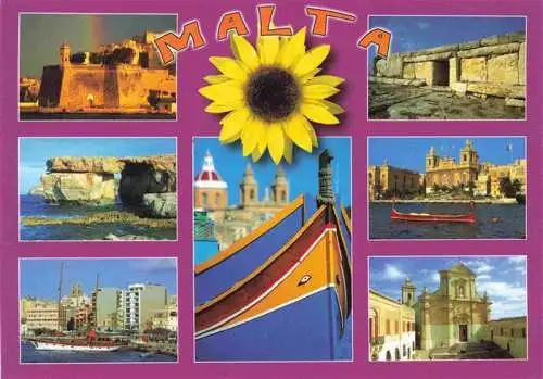 AK / Ansichtskarte  Malta__Insel Senglea Point Azure Window Gozo Strand Slierna Marsaxlokk Magar Quim Temples Vittoriosa Cittadella Gozo