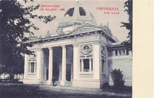 AK / Ansichtskarte  MILANO_Mailand_IT Esposizione di Milano 1906 Previdenza Cartolina Officiale