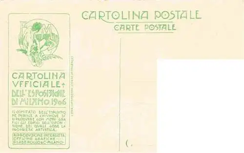 AK / Ansichtskarte 73989520 MILANO_Mailand_IT Esposizione di Milano 1906 Padiglione del Belgio Cartolina Officiale