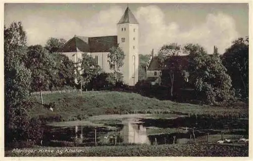 AK / Ansichtskarte  Mariager_DK Kirke og Kloster Kirche Teich