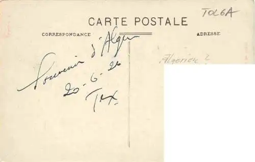 AK / Ansichtskarte  Tolga_Biskra_Algerien Scènes et Types une rue