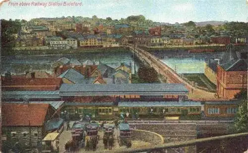 AK / Ansichtskarte  Bideford_Torridge_UK View from above railway station