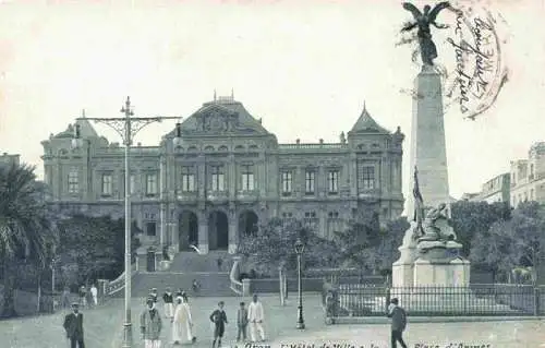 AK / Ansichtskarte  ORAN_Algerie Hôtel de Ville Place d'Armes Monument