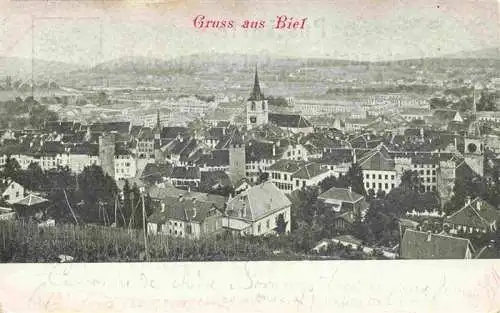 AK / Ansichtskarte  Biel_Bienne_BE Stadtpanorama