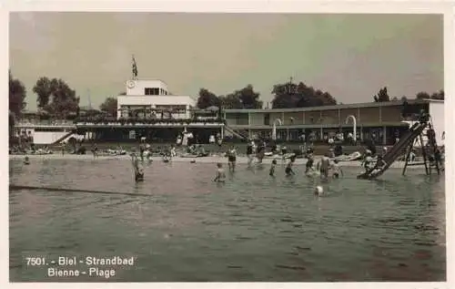 AK / Ansichtskarte  Biel_Bienne_BE Strandbad