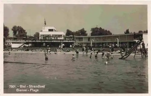 AK / Ansichtskarte  Biel_Bienne_BE Strandbad