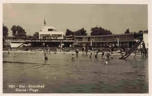 AK / Ansichtskarte  Biel_Bienne_BE Strandbad