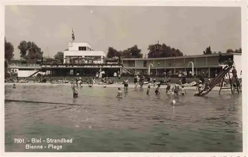 AK / Ansichtskarte  Biel_Bienne_BE Strandbad