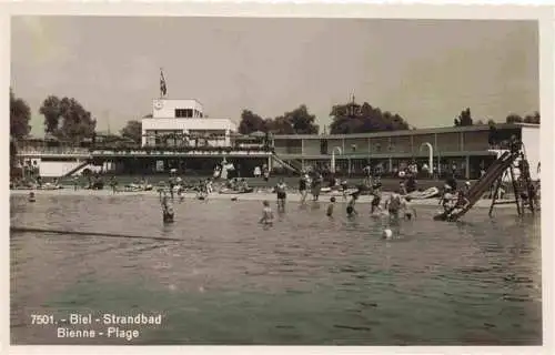 AK / Ansichtskarte  Biel_Bienne_BE Strandbad