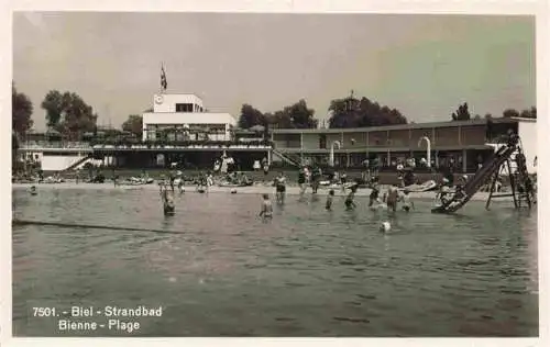 AK / Ansichtskarte  Biel_Bienne_BE Strandbad