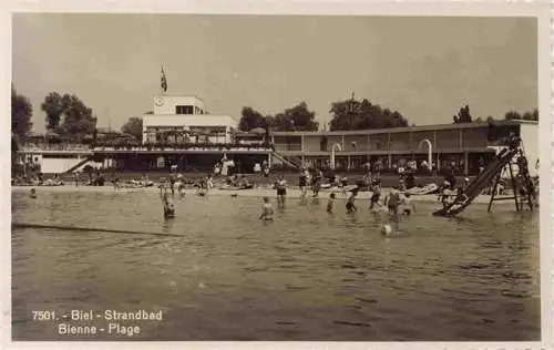 AK / Ansichtskarte  Biel_Bienne_BE Strandbad