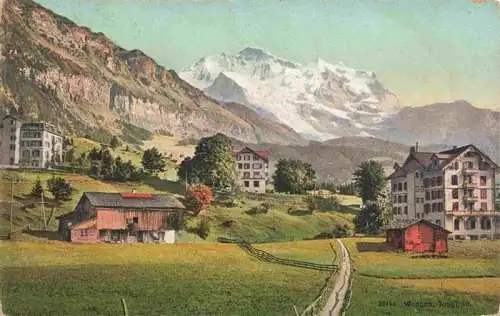 AK / Ansichtskarte  Wengen__BE Teilansicht Alpen