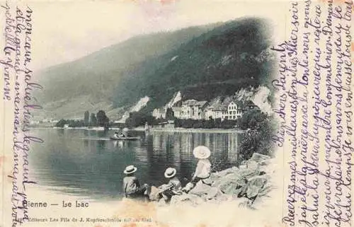 AK / Ansichtskarte  Bienne_Biel Au bord du lac
