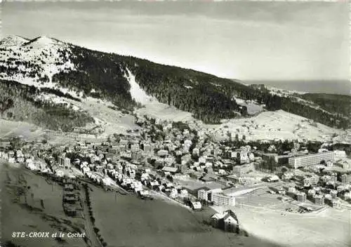 AK / Ansichtskarte  Sainte-Croix_Ste-Croix_VD Vue panoramique et le Cochet en hiver