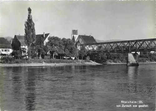 AK / Ansichtskarte  Rheinheim_Kuessaberg_Waldshut_BW Blick ueber den Rhein von Zurzach aus gesehen