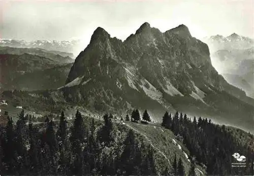 AK / Ansichtskarte  Haggenegg_1414m_SZ Alpenpanorama