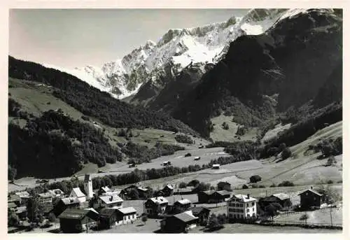 AK / Ansichtskarte  Elm__GL Panorama Blick gegen Piz Sardona und Grosse Scheibe