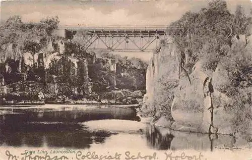 AK / Ansichtskarte 73989782 Launceston_Tasmania_Australia Corra Linn Bridge