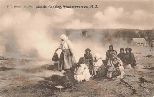 AK / Ansichtskarte  Whakarewarewa_New_Zealand Maoris Cooking