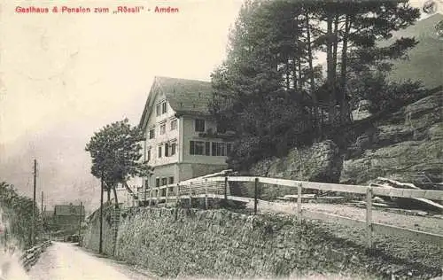 AK / Ansichtskarte  Amden_SG Gasthaus Pension zum Roessli