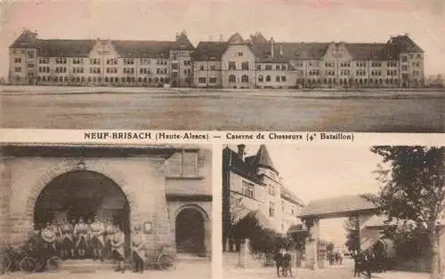 AK / Ansichtskarte  Neuf-Brisach_Neu-Breisach_68_Haut-Rhin Caserne de Chasseurs 4e Bataillon
