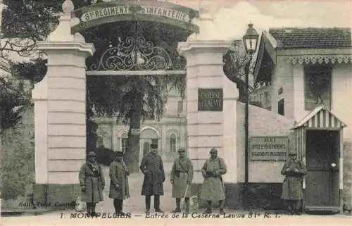 AK / Ansichtskarte  MONTPELLIER_34 Entrée de la Caserne Lauwe