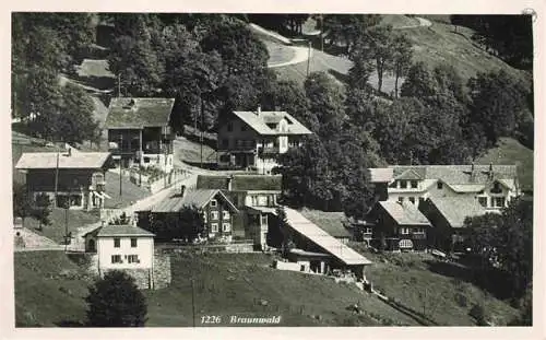 AK / Ansichtskarte  Braunwald_GL Teilansicht