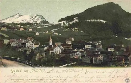 AK / Ansichtskarte  Amden_SG Panorama
